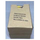2x Winchester 5.56mm M193 30rds/box