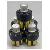 5 Revolver speed loaders with federal 357 rounds