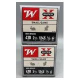 2x Winchester 410ga High Brass 2 1/2in 6 Shot 25