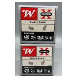 2x Winchester 410ga High Brass 2 1/2in 6 Shot 25