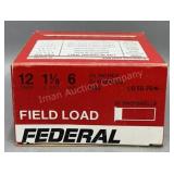 Federal 12Ga 2 3/4in 6 Shot 25 Rds/Box