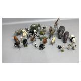 Hand Painted Metal Animals