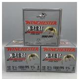3x Winchester 12Ga 3 1/2in 2 Shot 25 Rds/Box