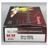 Hornady 6mm Rem 20 Rds/Box 95Gr SST