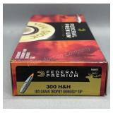 Federal 300 H&H 20 Rds/Box 180Gr TBT