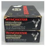 2x Winchester 30-06 Springfield 20 Rds/Box