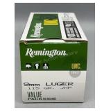 Remington 9mm Luger 100 Rds 115Gr JHP