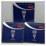3x CCI 22LR Shotshells 31Gr #12 Shot 20 Rds/Box