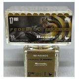 2x Federal 17 HMR 17Gr V-Max