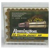 Remington 22LR Yellow Jacket HP 100 Rds/Box