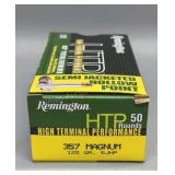 Remington HTP 357 Magnum 125Gr SJHP 50 Rds/Box
