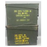 2x 7.62mm style ammo cans
