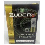 2x Zuber 12ga 00-buckshot 10rds/box