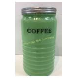 Jadeite Coffee Canister