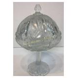 Higbee Thistle Covered Compote