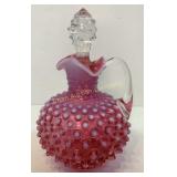 Fenton Cranberry Hobnail Cruet