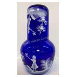 Mary Gregory Cobalt Tumble Up