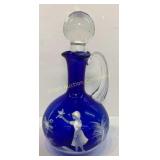Mary Gregory Cobalt Cruet