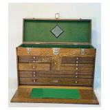 Immaculate Oak Machinist Chest, Gerstner & Sons