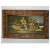 Fruit Print in Ornate Frame 16" X 26"