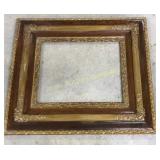 Gilded Frame & Walnut Chair W/ Cane Seat