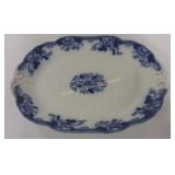 Nice Flow Blue Platter 14"