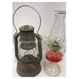 Lantern, Oil Lamp, Heavy Stemware-10
