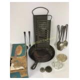 Skillet, Food Chopper, Frogs, Spoons, Graters