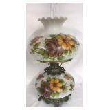Fancy Hand Painted Umbrella Lamp