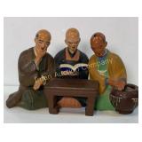 Asian Chalk Figure 9"
