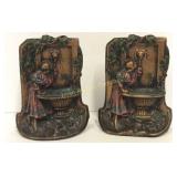 Maidens Fountain Cast Bookends
