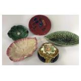 Majolica - 5 Pieces