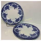 Flow Blue Melrose Lunch Plates 9" - 4
