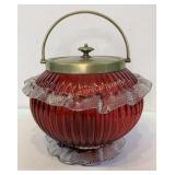 Cranberry Biscuit Jar 7"