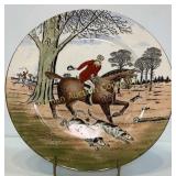 Cauldon England Fox Hunting Plate 10"