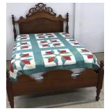 Walnut Victorian Full Bed