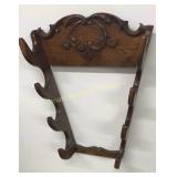Oak Gun Rack, Holds Four