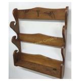 Pine Gun Rack, Holds Four