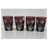 Enamel Amethyst Tumblers
