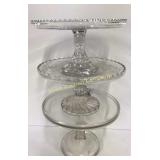 Old Pattern Cake Stands - 3