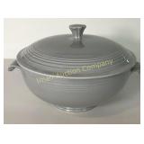 Fiesta Grey Covered Casserole
