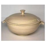 Fiesta Old Ivory Covered Casserole