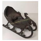 Cast Iron Toy Sleigh 7"