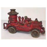 Cast Iron Toy Fire Truck
