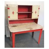 Childrens Tin Kitchen Cabinet