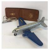 Tin Air Plane, Coca-Cola Wallet, Opener