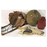 Canteen, Marbles Game, Stallion 38 Cap Gun, Toys