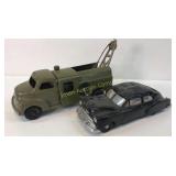 Hubley Metal Telephone Truck, Police Cruiser