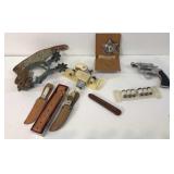 Bill Hickok Knives, Badges, Toy Pistols, Belt