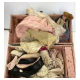 Cass Doll Trunk, Dolls & Clothes